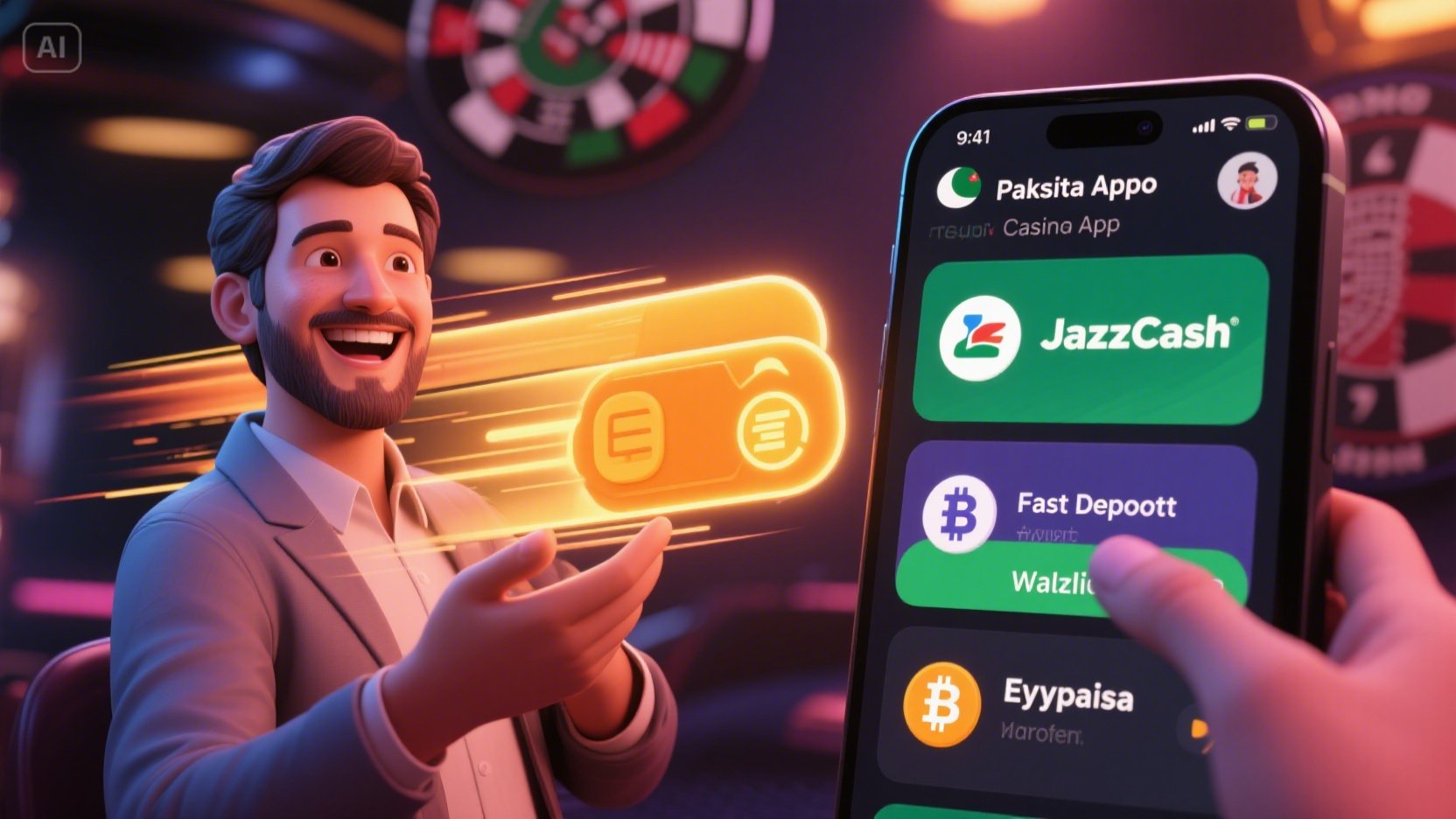 A55 GameDeposit once and enjoy 200% instant credit! Pakistani players can recharge quickly with JazzCash, play slots, and enjoy smooth withdrawals.